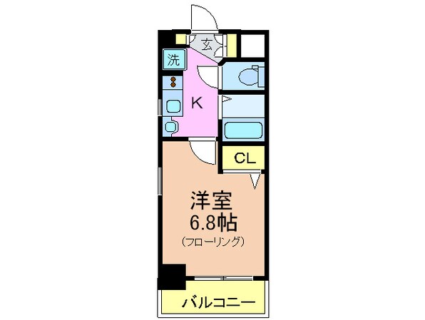 EC神戸ﾊ-ﾊﾞ-ﾗﾝﾄﾞ前Ⅳﾍﾞｲﾗｲﾄ1001の物件間取画像